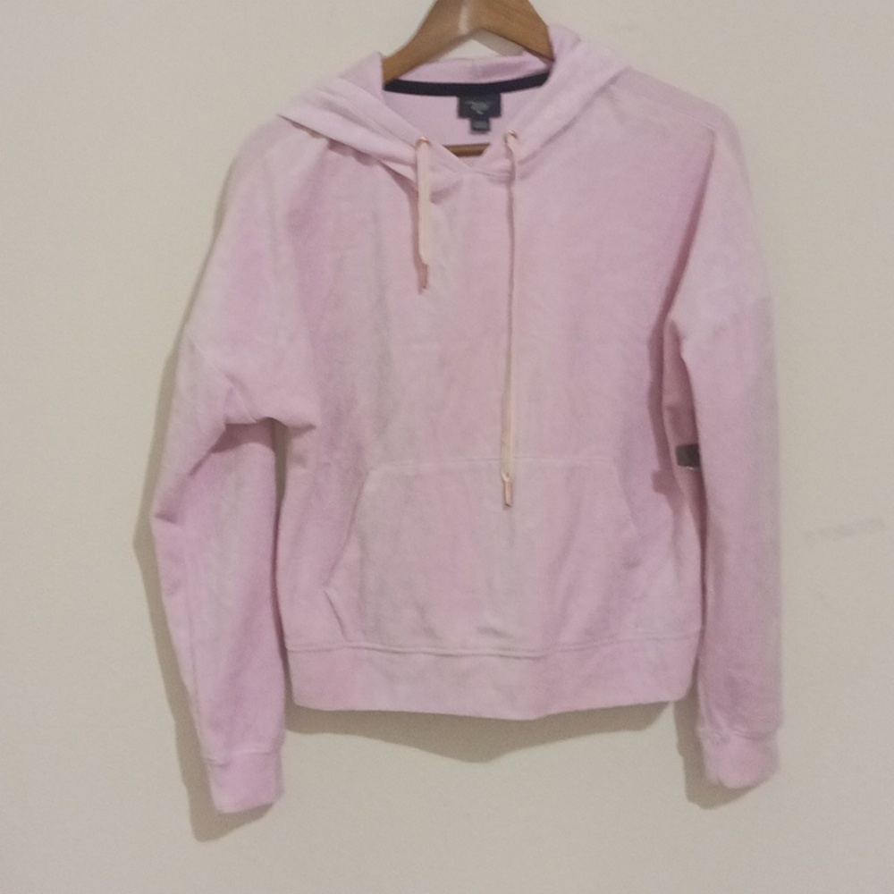 Activ8 Pink Fleece Pullover light hoodie 22.5"L x 22"W